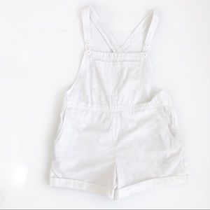 Assembly Label Overalls Size 12 White Shorts